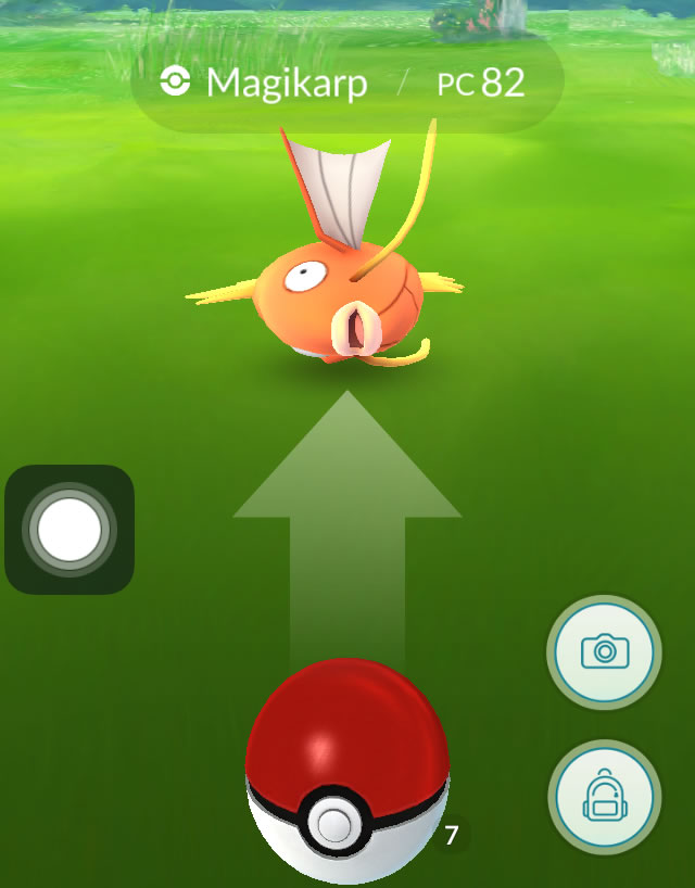 Cómo lanzar una Pokéball