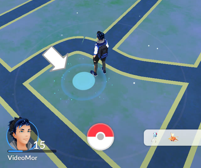 Acción de feedback en Pokémon Go